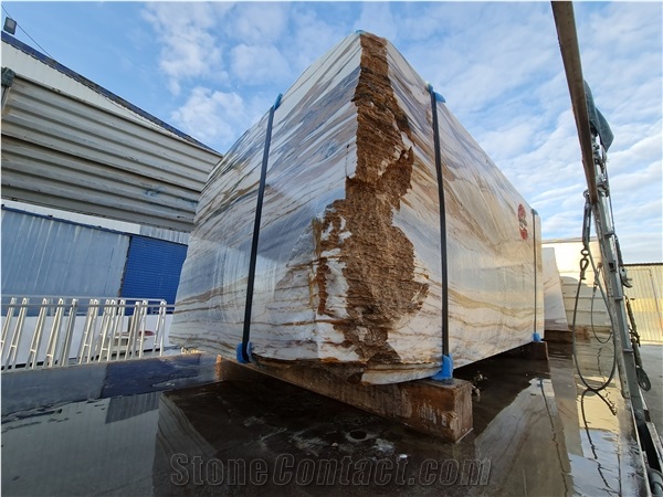 Turkish Calacatta Gold Marble Blocks