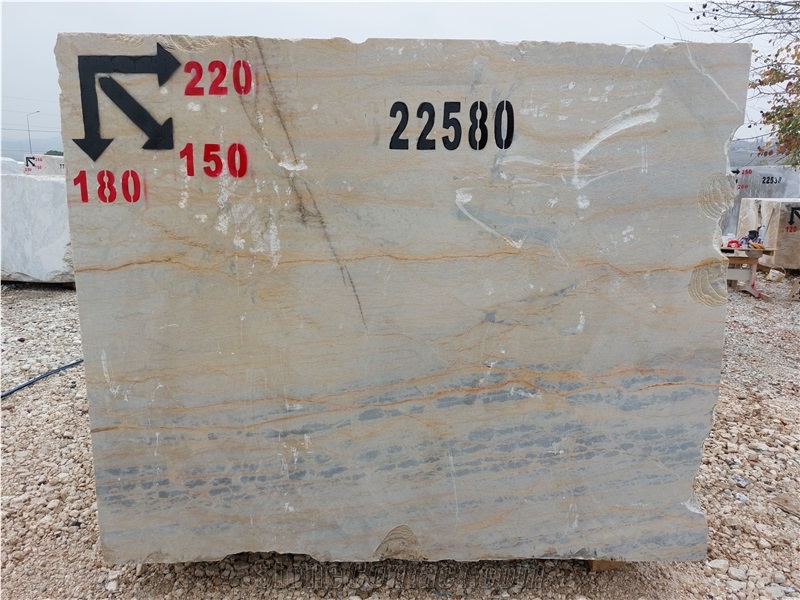Zebrano Gold Marble Blocks
