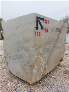 Zebrano Gold Marble Blocks