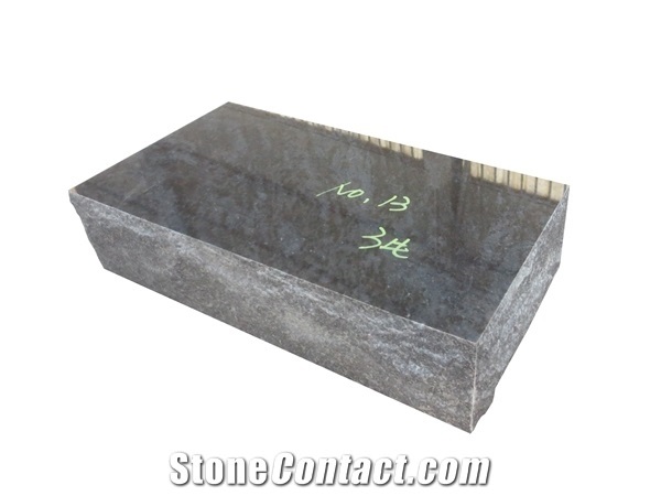 Bahama Blue Granite Cemetery Loss Marker