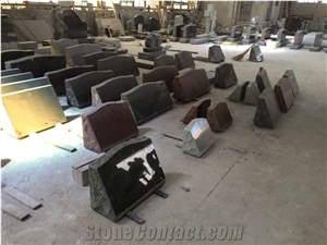 Black Granite American Style Monument 01