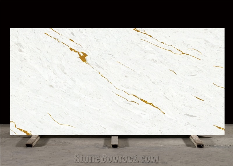Calacatta Vagli Extra Quartz Slabs Factory