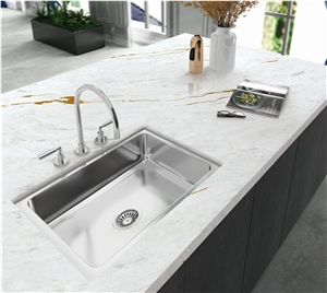 Calacatta Vagli Extra Quartz Slabs Factory