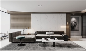 Carrara White Sintered Stone Slabs & Wall Tiles Endmatch