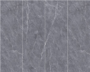 Hermes Grey Sintered Stone Wall Panels Floor Random Face