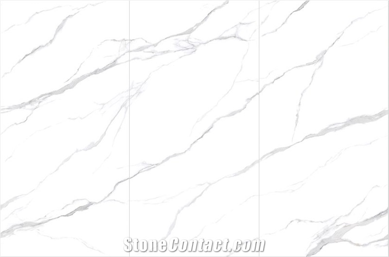 Mousse White Sintered Stone Wall Big Slab Tiles