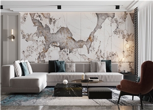 Pandora Sintered Stone Vertical Endmatch Wall Door Tiles