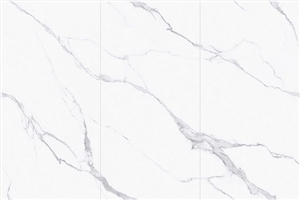 Silk White Sintered Stone Wall 3 Faces Endmatch