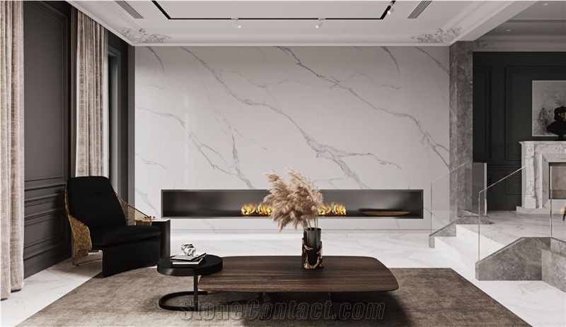 Silk White Sintered Stone Wall Floor Factory Price
