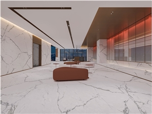 White With Vein No.4 Sintered Stone For Wall And Floor