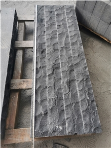 Black Basalt Natural Split Kerbstones Landscaping Stone