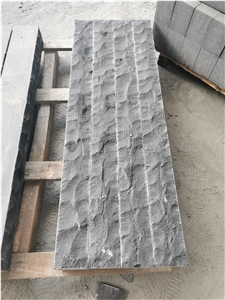Black Basalt Natural Split Kerbstones Landscaping Stone