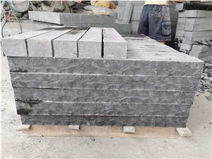 Black Basalt Natural Split Kerbstones Landscaping Stone