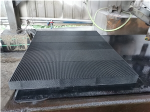 Black Stone Hainan Black Basalt Broken Axe Finished Pool Paver