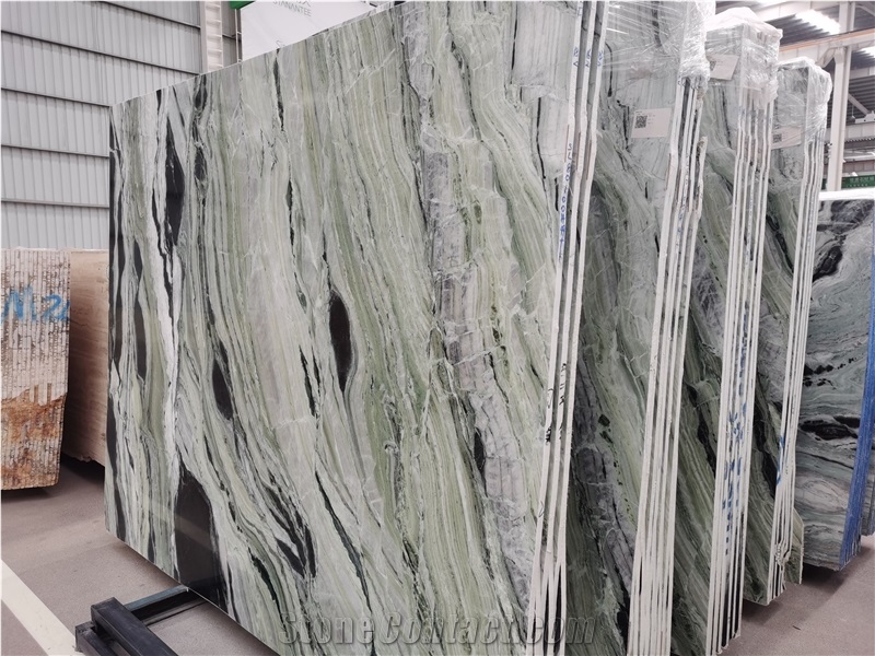 China Emerald Green Marble Ice Emerald Wall Slabs