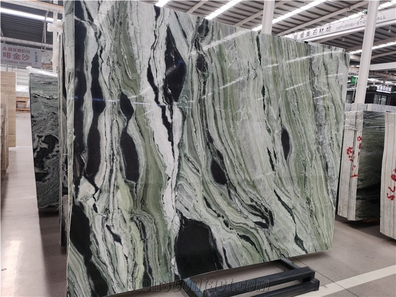 China Emerald Green Marble Ice Emerald Wall Slabs