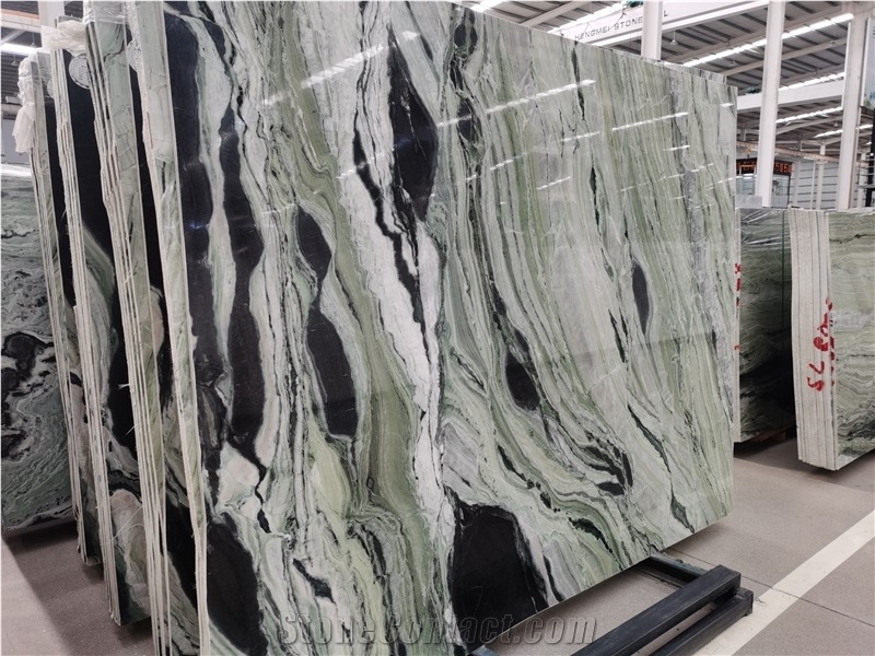 China Emerald Green Marble Ice Emerald Wall Slabs