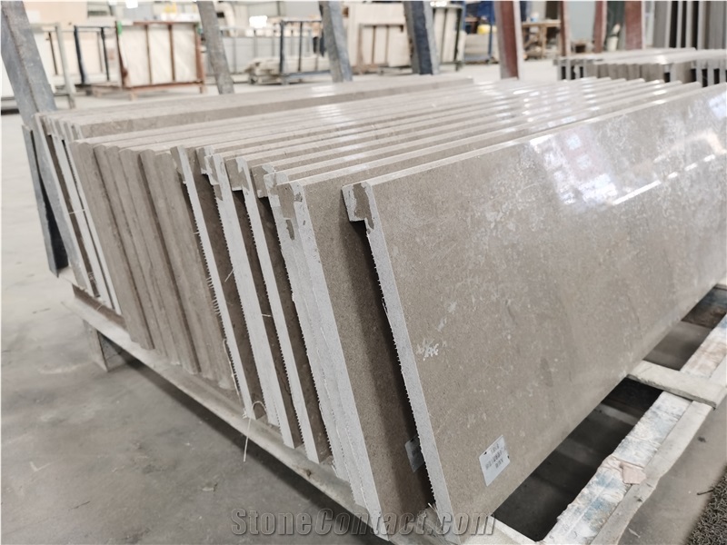 Cinderella Grey Marble  Steps Interior Stair Grey Marble