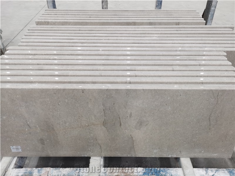 Cinderella Grey Marble  Steps Interior Stair Grey Marble