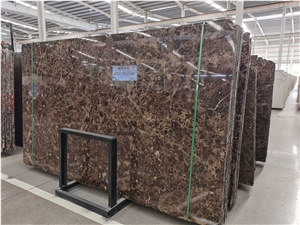 Dark Emperador Slabs Source Factory Supply Kitchen Floor