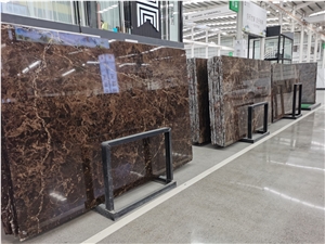 Dark Emperador Slabs Source Factory Supply Kitchen Floor