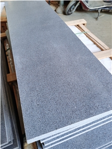 G654 Honed Finished Stairs Indoor Granite Steps For Building
