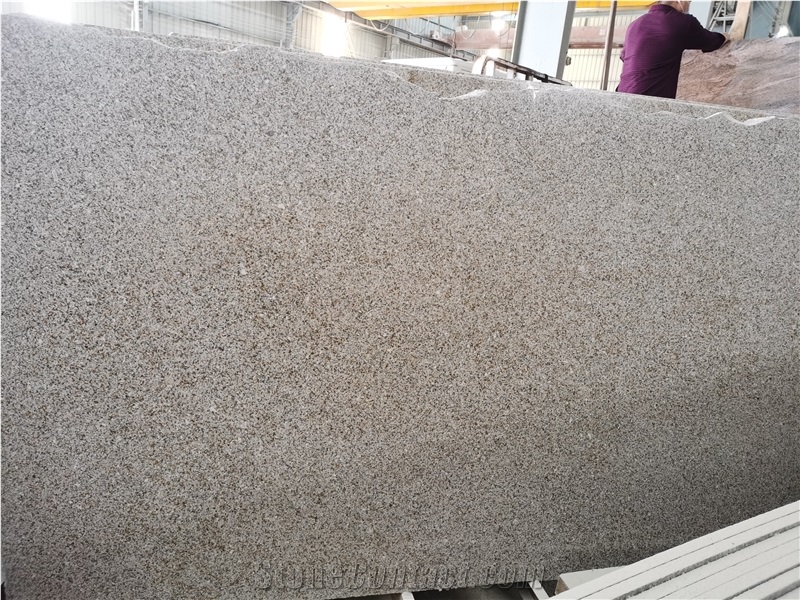 G682 Shangdong Sunset Gold Granite Big Slabs Floor Tiles