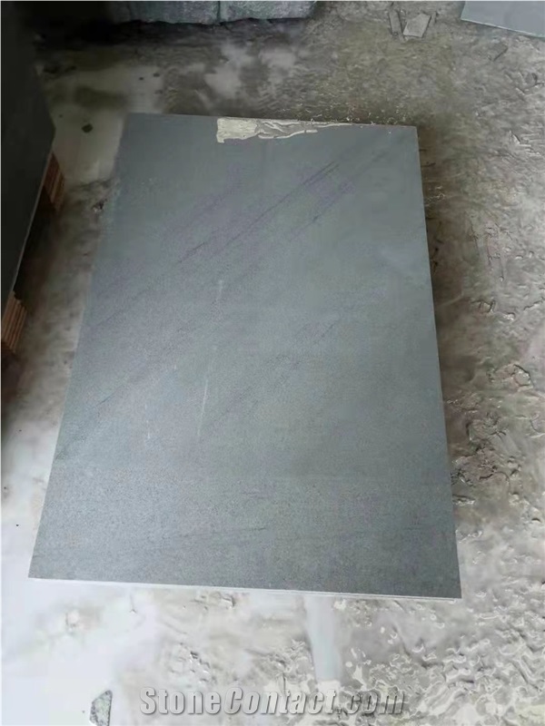 Green Color With Vein Sandstone Wall Floor Tiles