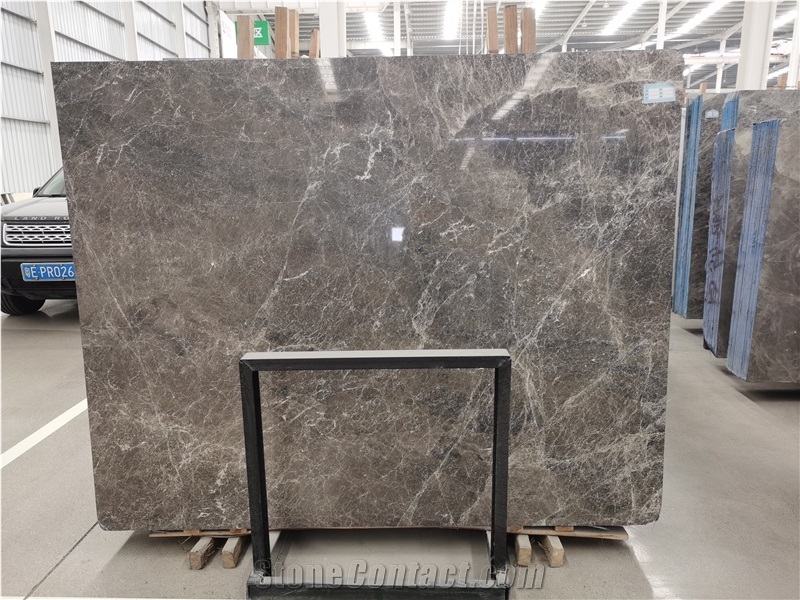 Hermes Dark Grey Marble Slabs For Floor Tiles Wall Tiles