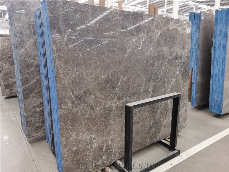 Hermes Dark Grey Marble Slabs For Floor Tiles Wall Tiles