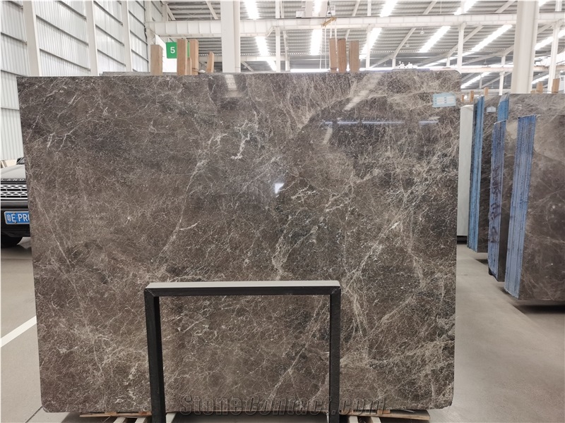Hermes Dark Grey Marble Slabs For Floor Tiles Wall Tiles