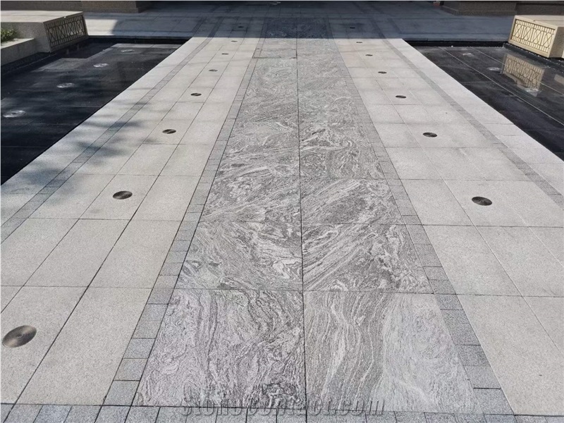 Multicolour Grain Granite Floor Tiles