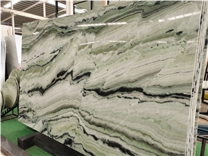 Nice Green Marble Slabs For TV Wall Background