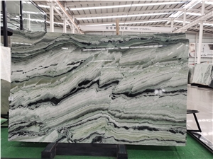 Nice Green Marble Slabs For TV Wall Background