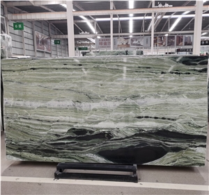 Nice Vein Green Marble Big Slabs Promotion