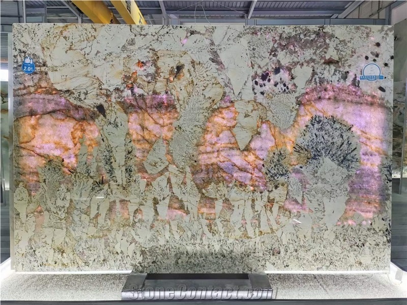 Pandora Granite Slabs Flower Match For Villa Wall