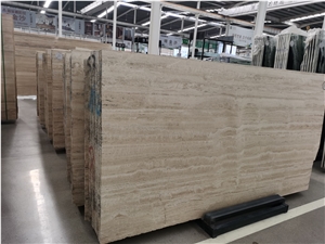 Travertino Golden Navona Beige Travertine Slabs Wholesale