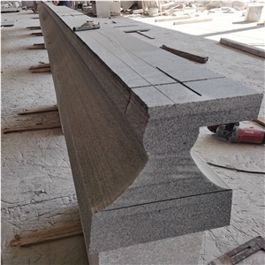 Wall Coping Black Granite G654 Stone Finials