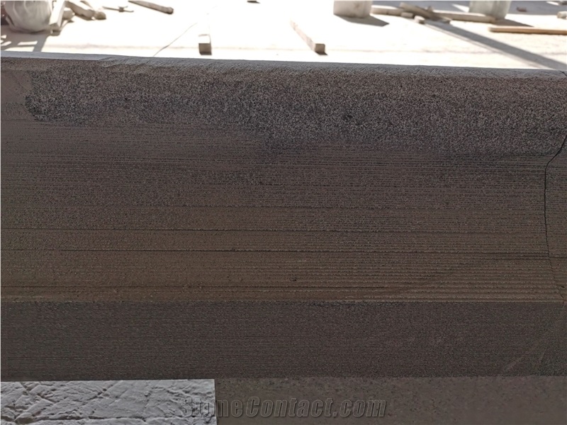 Wall Coping Black Granite G654 Stone Finials