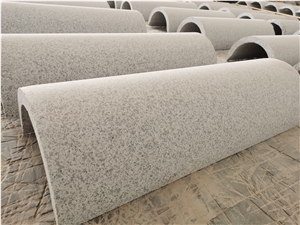 White Granite G655 Column Veneer Pillar Carved Column