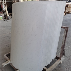 White Marble Hollow Column Stone Pillar