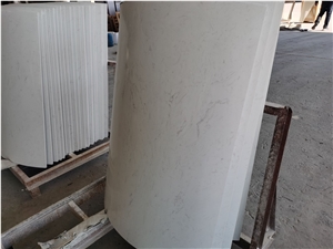 White Marble Hollow Column Stone Pillar