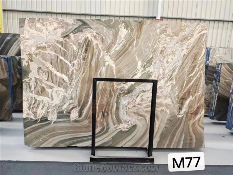 Yinxun Palissandro Lafite Blue Marble Stone Stair Treads