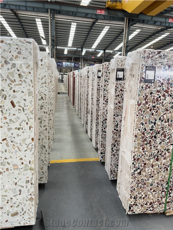 Colorful Cement Terrazzo Personalized Aggregate Tile