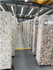 Colorful Cement Terrazzo Personalized Aggregate Tile