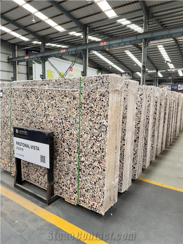 Colorful Cement Terrazzo Personalized Aggregate Tile