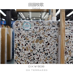 Colorful Cement Terrazzo Personalized Aggregate Tile
