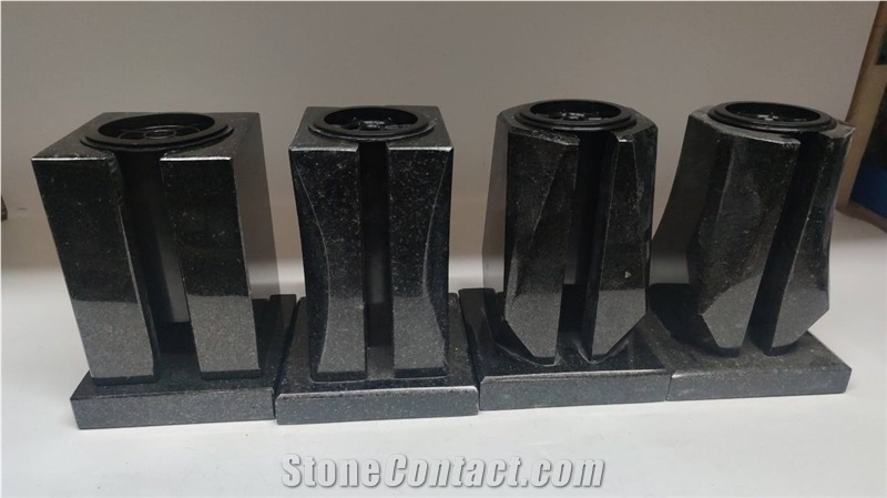 Granite Memorial Vases