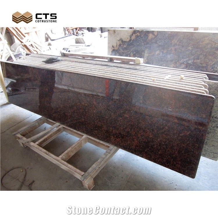 Tan Brown Kitchen Countertop Half Slab Wholesale Cheap