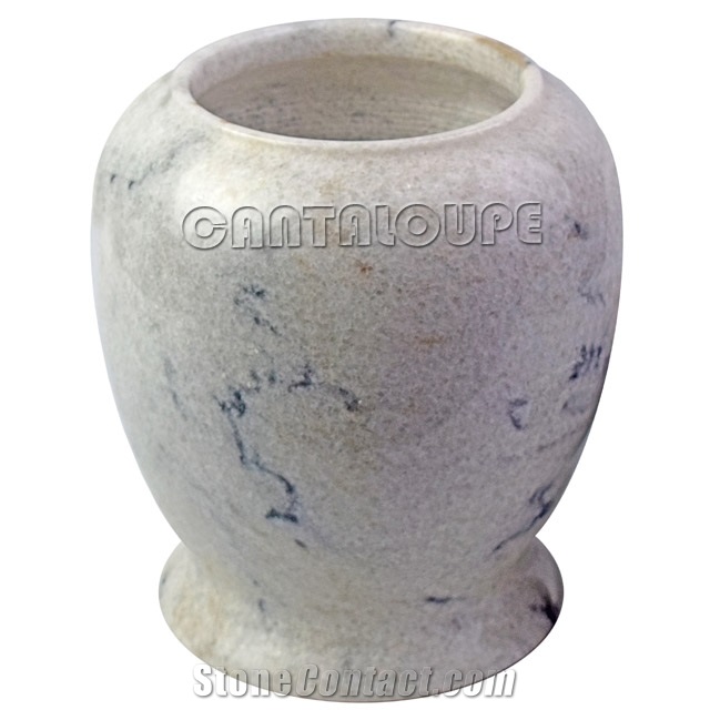 Archaic Urn Badal Grey Marble